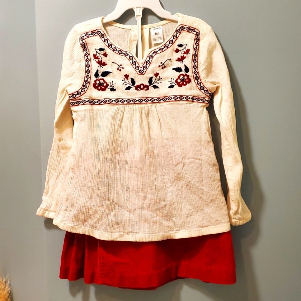 Boho Winter Holiday | little girls sz 5/6